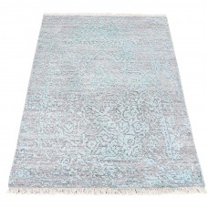 One Allium Way One-of-a-Kind Ninon Broken Oriental Hand-Knotted Silk Area Rug ONAW5613
